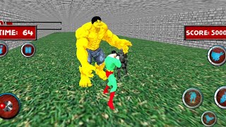 Flying Superman City Battle | Superhero Green Man Battle Simulator From Monster Villains - GamePlay screenshot 4