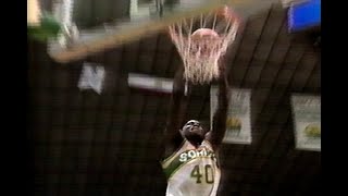 Shawn Kemp (29 Pts & 17 Rebs) Game 1 Short Highlights - Jazz @ Sonics 1993 Playoffs R1