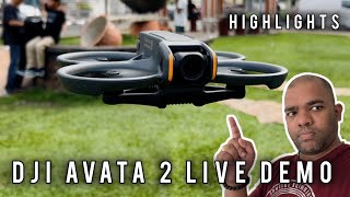 🚁 DJI Avata 2 Live Demo Highlights: Witness the Future of Aerial Exploration! 🚁 #djiavata2 #dji