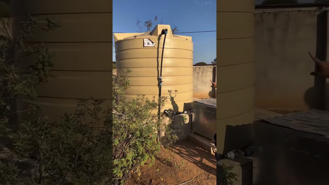 Почему в Африке резервуар для воды всегда стоит на улице? 