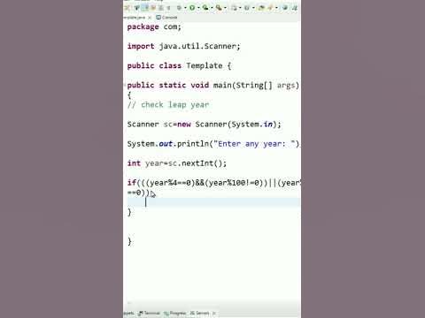 check leap year in java | ms coder - YouTube