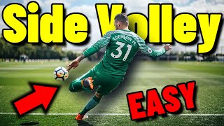 How To Side Volley As A Goalkeeper - Goalkeeper Tips and Tutorials - Side Volley Tutorial