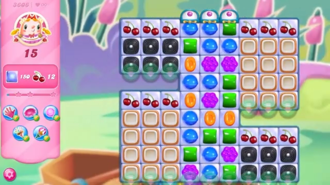 Candy Crush Saga LEVEL 3606 NO BOOSTERS new version