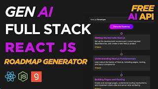 AI React Js Fullstack Project | AI Roadmap Generator - FREE AI | #reactjs #ai #llm