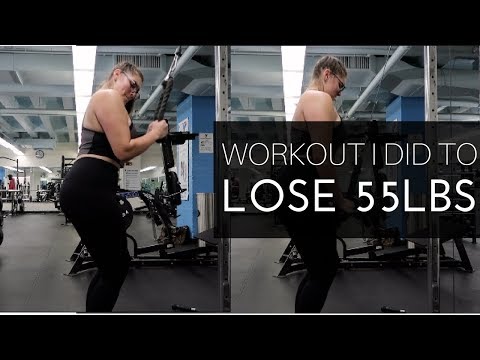 SECRET Full Body Workout I Did To Lose 55lbs // Teenage Weight Loss Journey