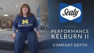 02 Sealy Posturepedic Hybrid Performance Kelburn II Mattress Comfort Depth 2