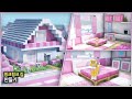 ⛏️ 마인크래프트 건축 및 인테리어 강좌 :: 🌸 핑크핑크 집짓기 🎀 [Minecraft Cute Pink House Build & Interior]