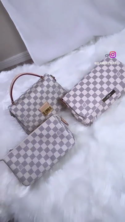 Louis Vuitton – Louis Vuitton Pochette Felicie Damier Azur Rose Ballerine –  Queen Station