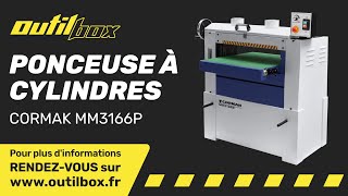 Ponceuse À Cylindres 2 Rouleaux Cormak Mm3166P