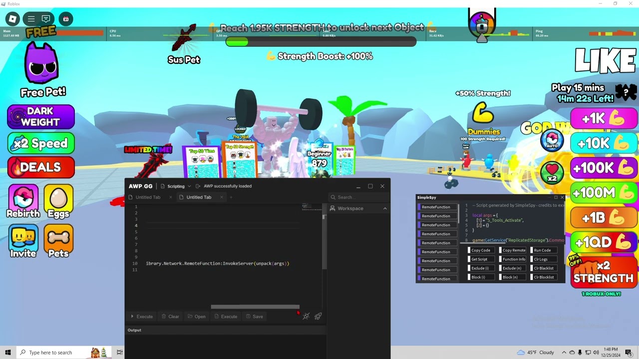 Roblox Exploiting Tutorial(Remote Spy)