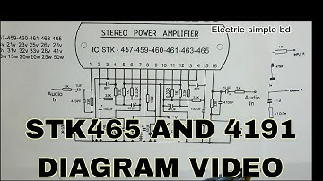 STK465 AND STK4191 DIAGRAM