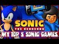 my top 5 sonic the hedgehog games