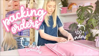 STUDIO VLOG | Packing Orders ASMR in Real Time | Day in the Life of an Etsy Shop