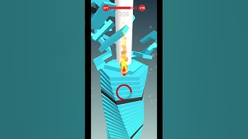 Stack Ball Gameplay #stackball #satisfying #relax #gameplay #shortsfeed #shorts #viral