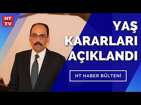 #CANLI -Cumhurbaşkanlığı Sözcüsü İbrahim Kalın YAŞ kararlarını açıkladı