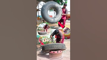 ट्यूब ने कर दिया परेशान 😲😱 Puncture Wala Mini Vlog - Raju Puncture Wale | #minivlog #rajuminivlog