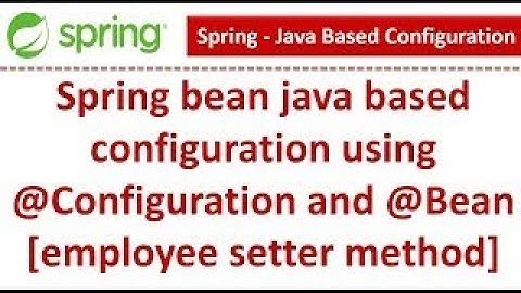 Spring - Java Based Configuration | Spring Boot | Bangalore IT Training