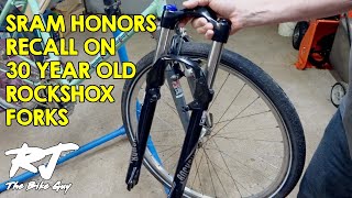 SRAM Replaced My 30 Year Old Recalled RockShox Mag 20 Forks by RJ The Bike Guy 34,706 views 1 year ago 2 minutes, 43 seconds