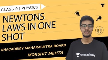 Newtons Laws in One Shot | SSC Class 9 | Science | Physics| Mokshit Mehta