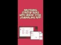 Mastering Startup Risks with HEROIC Stoic Journaling App! #shorts
