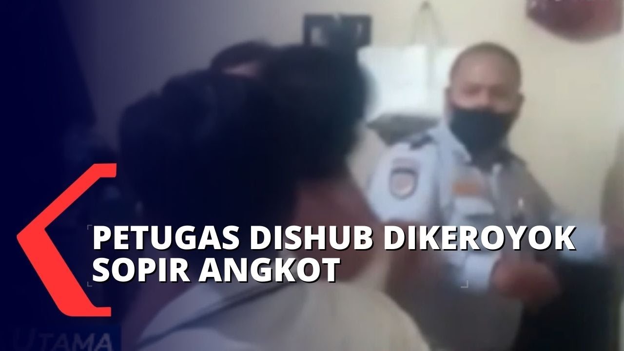 Tidak Terima Ditegur, Sopir Angkot Keroyok Petugas Dishub!