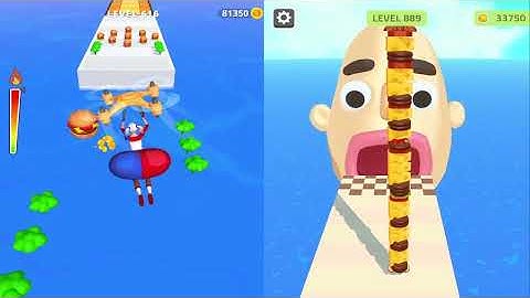 Twerk Race VS Sandwich Runner MAX LEVEL UNLOCKED Android & iOS Gameplays