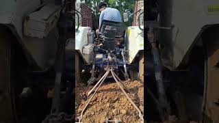 farmtac 45 pulling soil with karaha