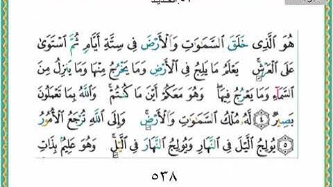 سورة الحديد من ١ - ١١