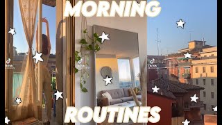 Aesthetic morning routines || TIKTOK