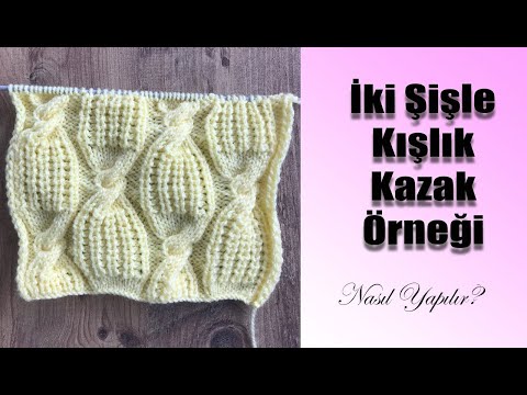 Kışlık Kazaklara Saç Örgülü Selanik Örgü Modeli / Knitting Pattern For Women and Men