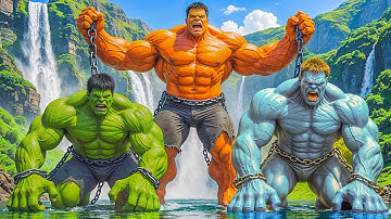 HULK vs ORANGE HULK EPIC BATTLE! However, SLIVER HULK Unexpected SAVE Changes Everything!