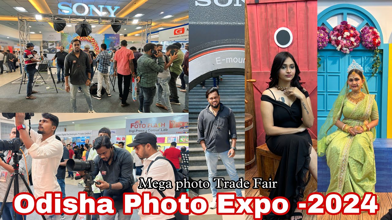 Odisha Photo Expo 2024 in Bhubaneswar/Mega Photo Trade Fair/Model Shoot/Best Camera Sony, Nikon