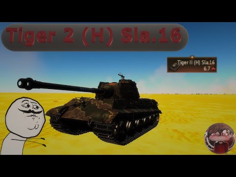 видео: #3 Обзоры WT - Краткий обзор на Tiger ll (H) Sla.16 в War Thunder