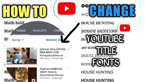 𝐇𝐎𝐖 𝐓𝐎 𝐂𝐇𝐀𝐍𝐆𝐄 𝐘𝐎𝐔𝐓𝐔𝐁𝐄 𝐓𝐈𝐓𝐋𝐄 𝐅𝐎𝐍𝐓S 𝐔𝐒𝐈𝐍𝐆 𝐘𝐎𝐔𝐑 𝐏𝐇𝐎𝐍𝐄 📲 #howto