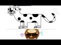 The snow leopard broke the hickory dickory dock