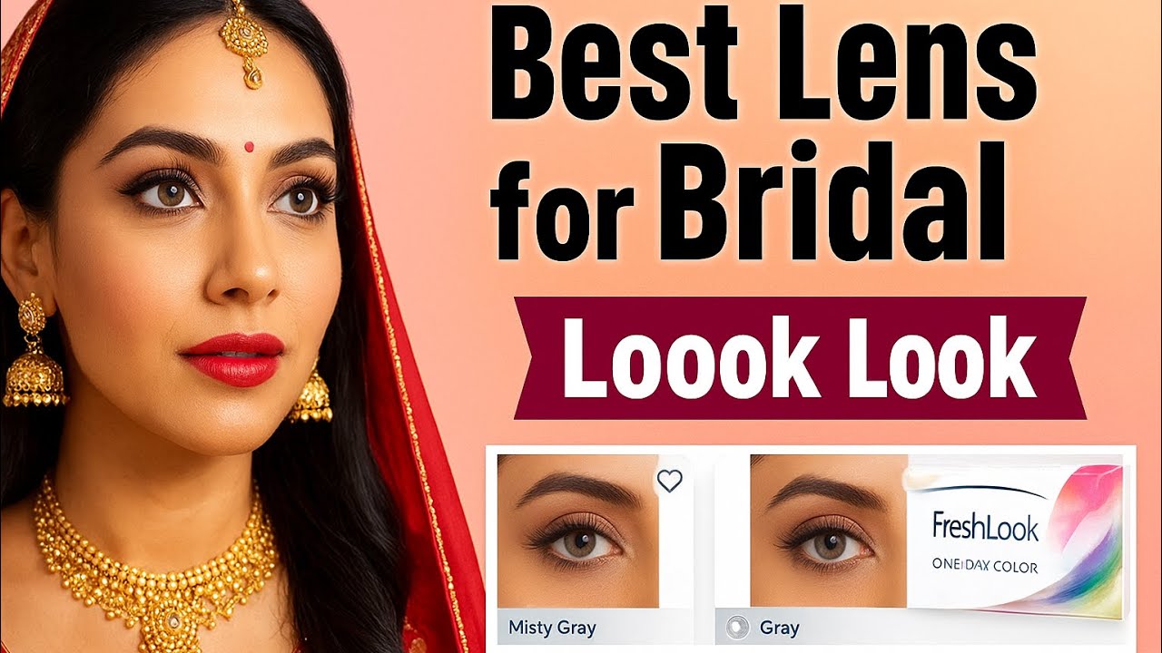 FreshLook one day colour Lenses Shades | Best eye Lens for Bridal & Party Makeup Look 