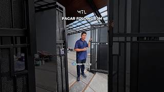 10-Meter Folding Gate by Metalworks! Want one like this? Contact Metalworks 😉✨