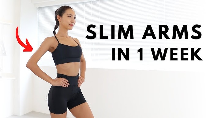 Slim Arms in 1 Week  9 MIN Arm Fat Loss Workout - No Equipment