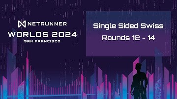 2024 Netrunner World Championship Rounds 12-14