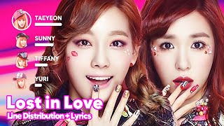 Girls' Generation - Lost In Love (Line Distribution   Lyrics Karaoke) PATREON REQUESTED