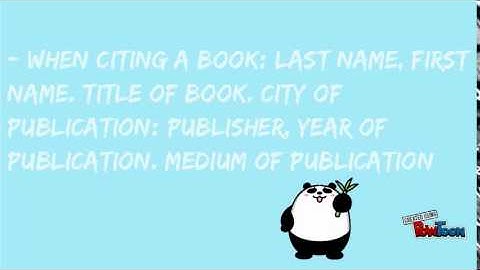 MLA Format and Parenthetical Citation Rules