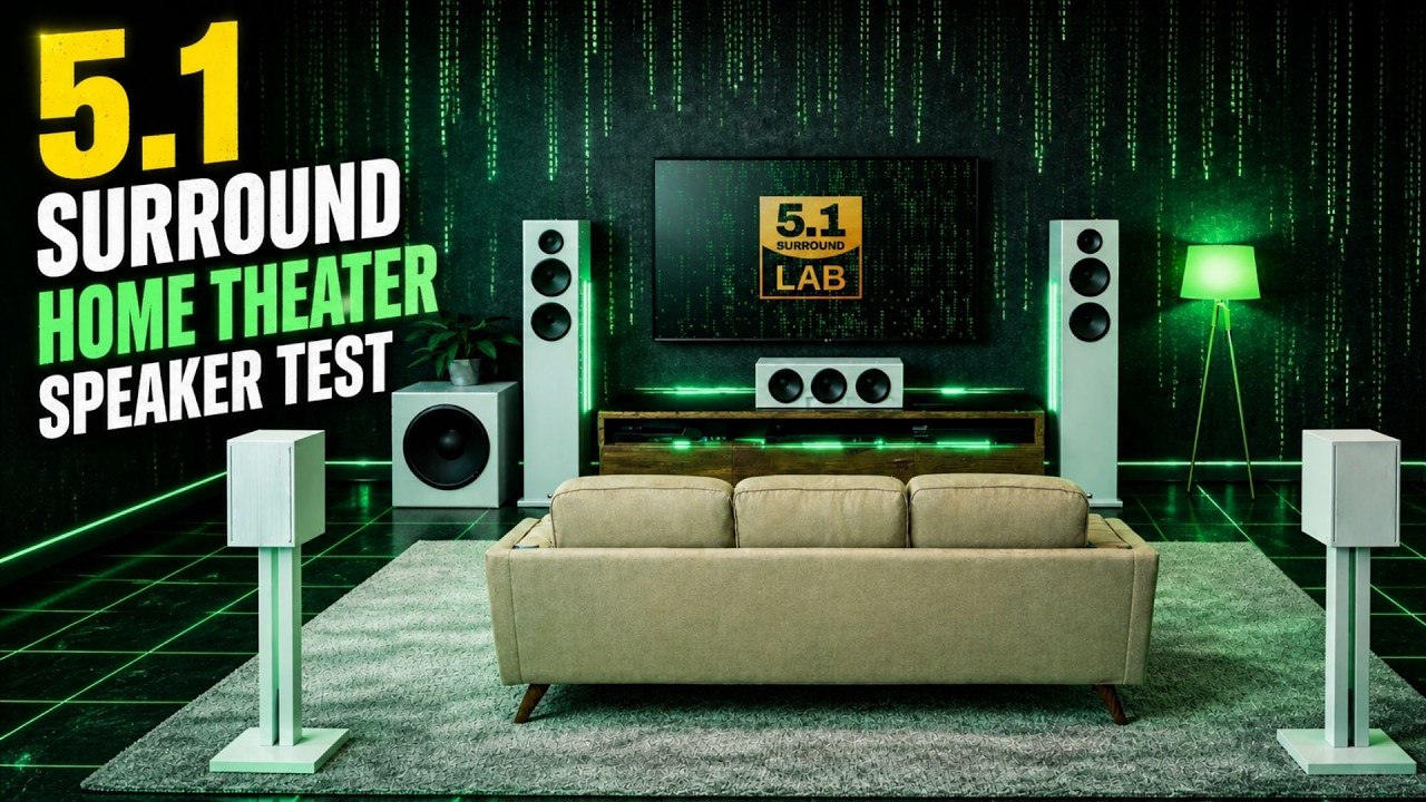 5.1 Surround Speaker Test | Dolby System & Atmos Home Theater Audio Demo