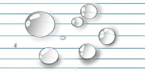 Easy 3D water drops digital drawing simple method for beginners 3DAutodesk sketchbook How to draw 3D