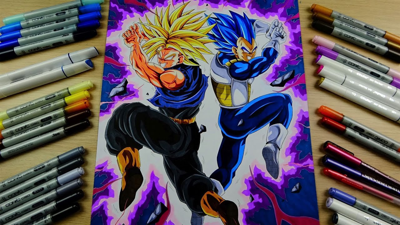 Father & son <3  Dragon ball artwork, Anime dragon ball, Vegeta and trunks