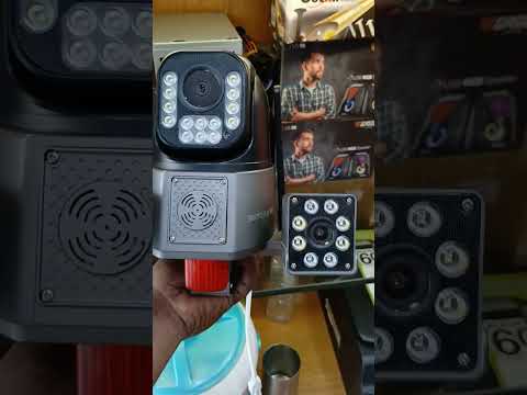 Triple Lens 4G Smart Camera. Lens 4mm+4mm+8mm Fix Lens. #shorts #securitycamera #surveillancecamera