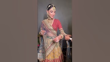 Drape for sister of bride | Dolly Jain Dupatta Draping