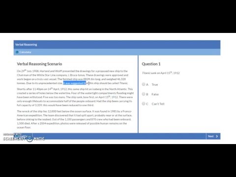 UKCAT Verbal Reasoning Tutorial 1 With Example