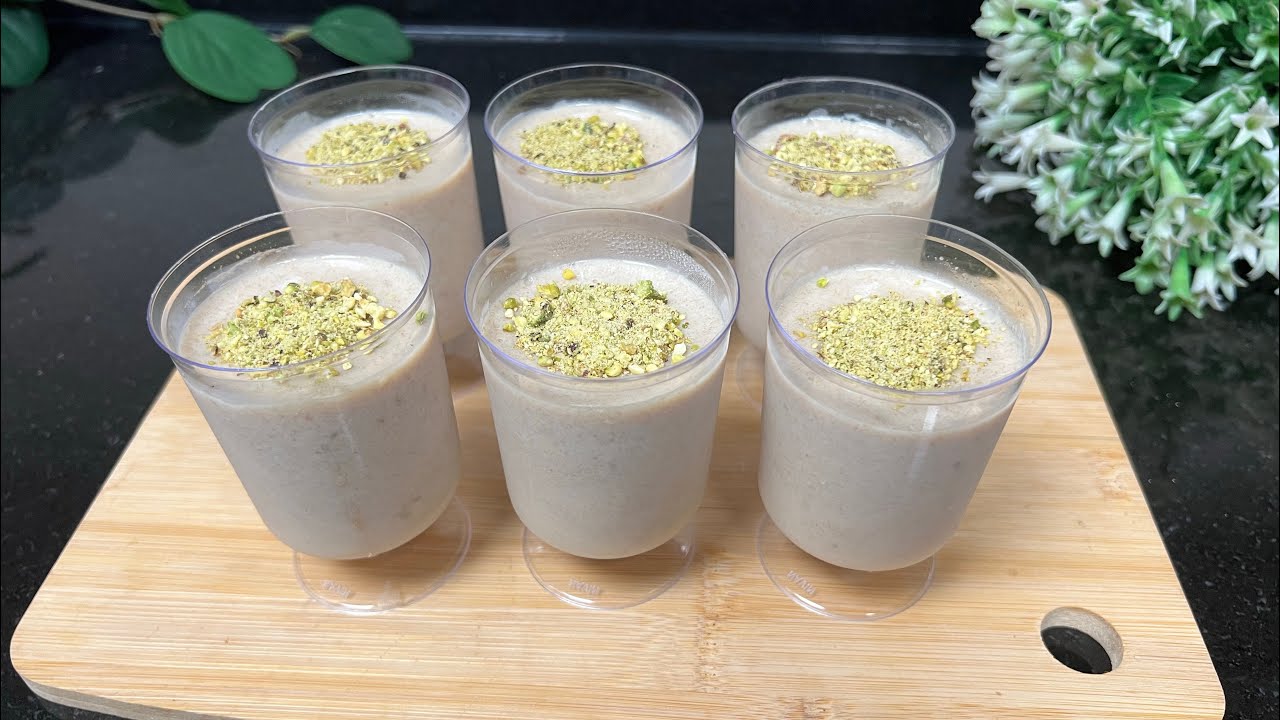 No-Sugar ! Healthy dessert recipe in 2 minutes! 3 ingredients! Ramadan dessert 2024