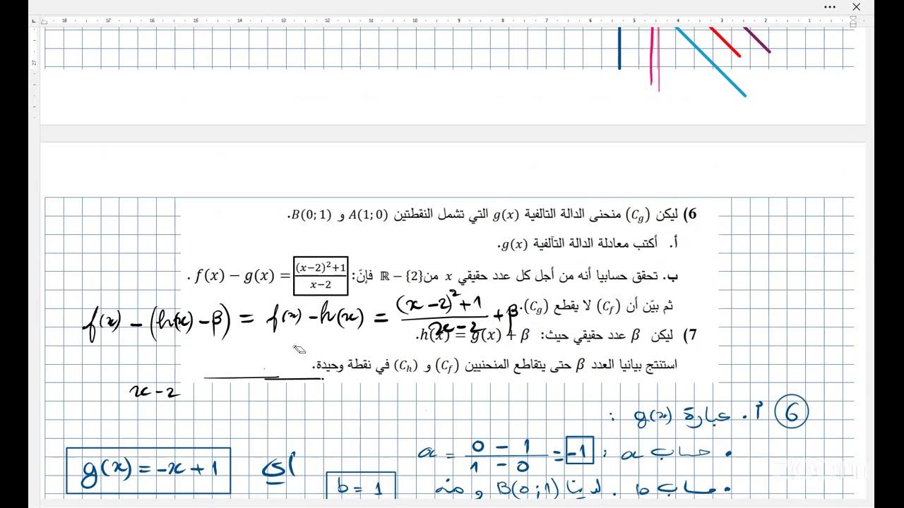 سنة 01 ثاوي أقوى مراجعة في الدوال و الدائؤة المثلثية