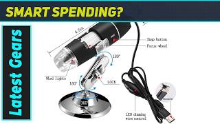 Jiusion 40 to 1000x Digital Microscope: See What You've Been Missing!